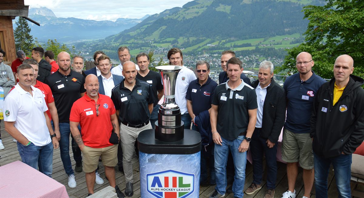 Headcoaches bei der AHL Pressekonferenz